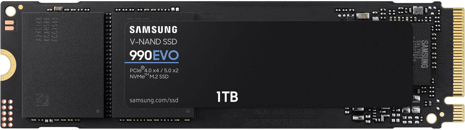 SAMSUNG 1TB NVMe 990 EVO up to 5000 MB/s MZ-V9E1T0BW SAMSUNG 1TB NVMe 990 EVO up to 5000 MB/s MZ-V9E1T0BW